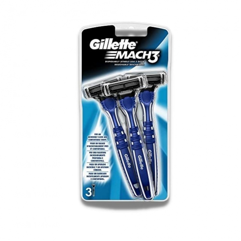 razor gillette mach3 disposable x3